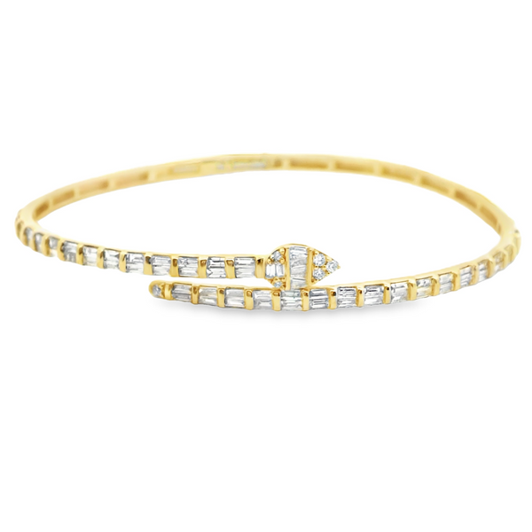 Snake Diamond Bangle