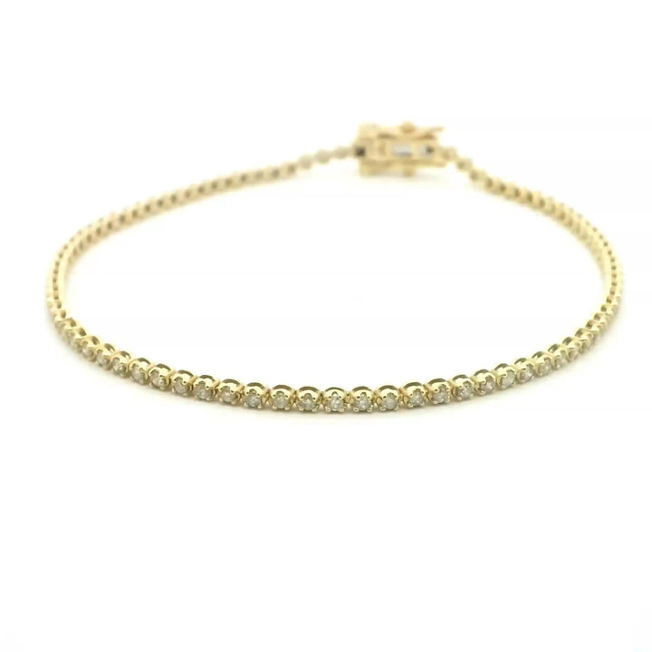 Tennis Bracelet 1 ct Diamond | 18kt Gold Bracelets | Marquisse Jewelry