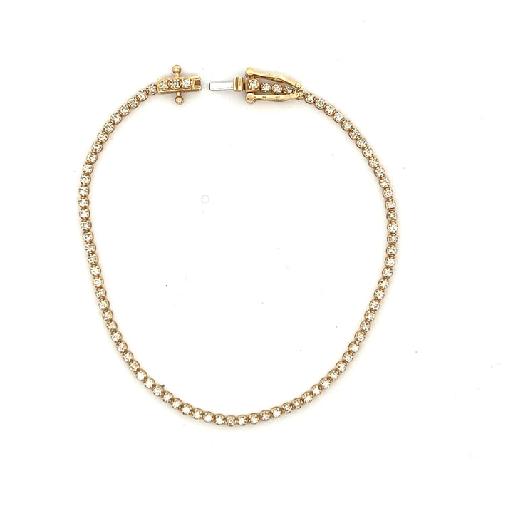 Tennis Bracelet 1 ct Diamond | 18kt Gold Bracelets | Marquisse Jewelry