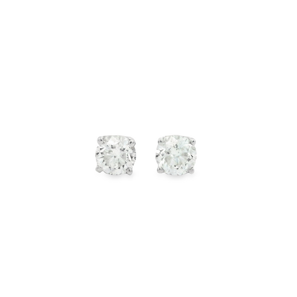 Solitaire Stud Pair 0,20ct | 18Kt Gold Earrings | Marquisse Jewelry
