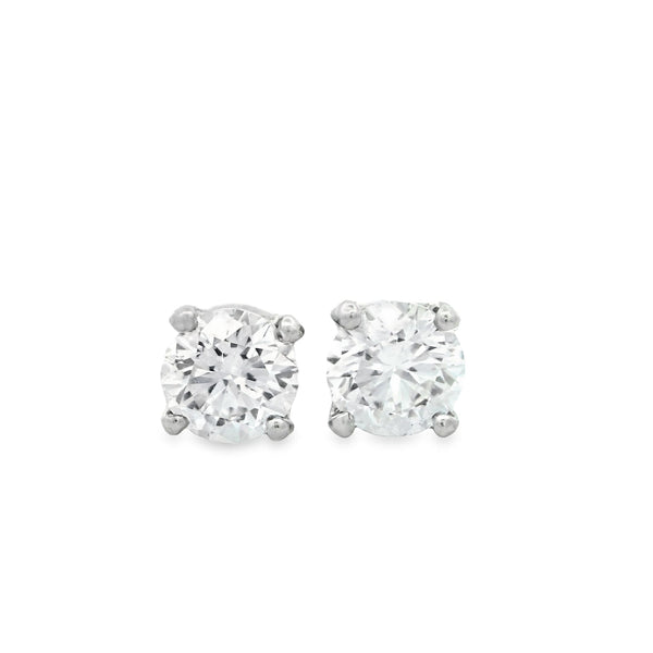 Solitaire Stud Pair 0,50ct | 18Kt Gold Earrings | Marquisse Jewelry