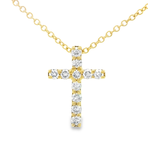 Diamond Cross | 18kt Gold Necklaces | Marquisse Jewelry