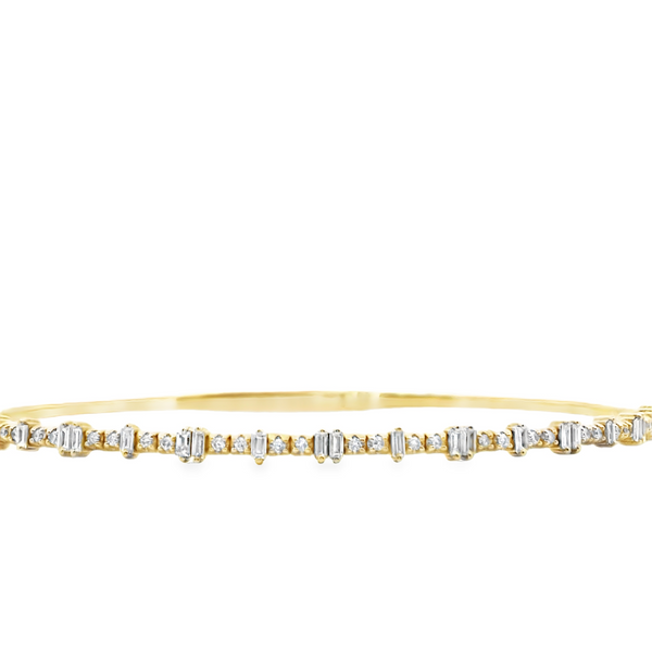 Bangle Baguette de Diamantes