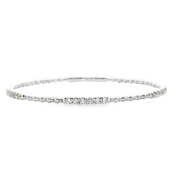 Bezel Diamond Bangle