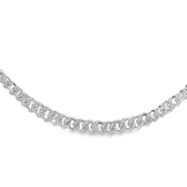 Collar Cubano Diamantado