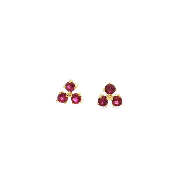 Aretes de Rubi para bebe