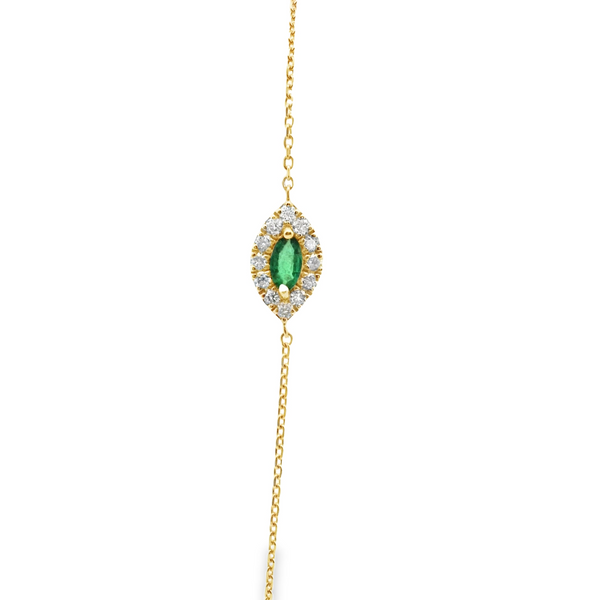 Pulsera de Ojo de Esmeralda