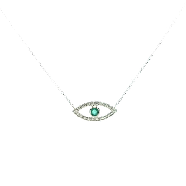 Emerald Orus Eye Pendant