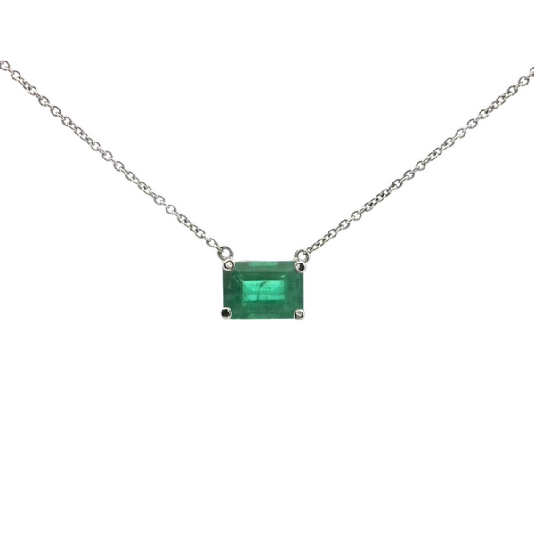 Emerald Rectangular Pendant