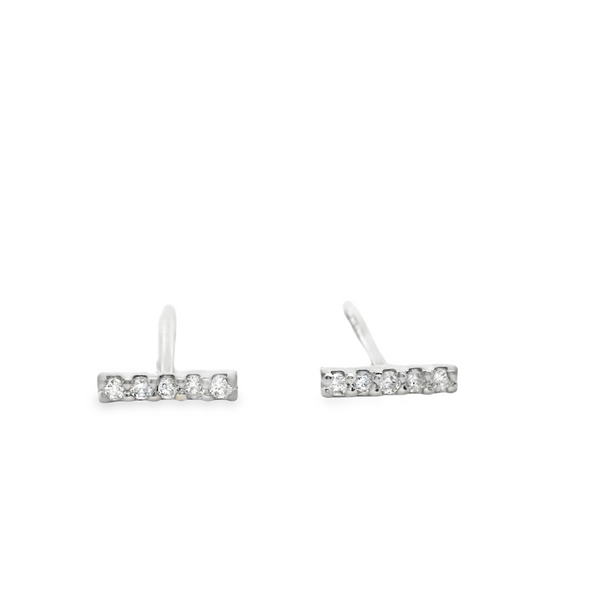 Arete Individual de Linea de Diamantes