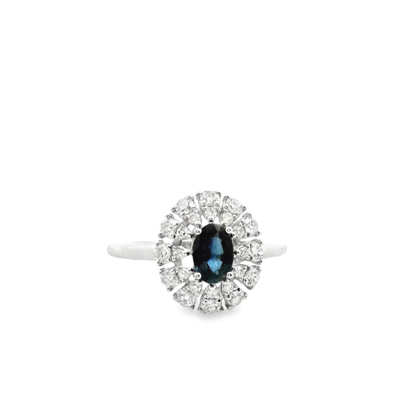 Anillo Elise de Zafiro y Diamante