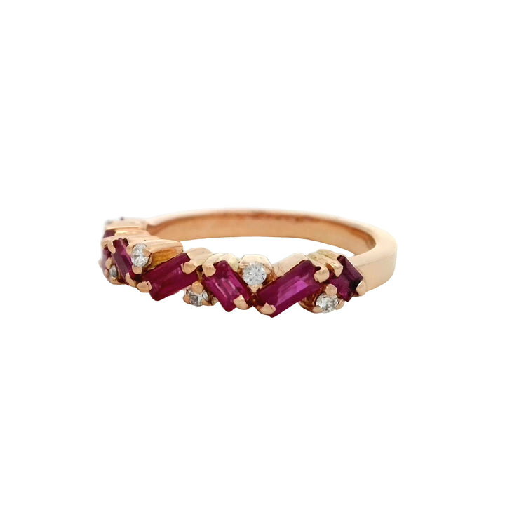 Rubi Baguette Diamond Band | Gold Rings | Marquisse Jewelry