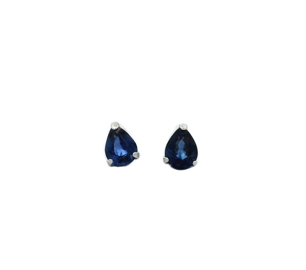 Sapphire Drop Petite Stud