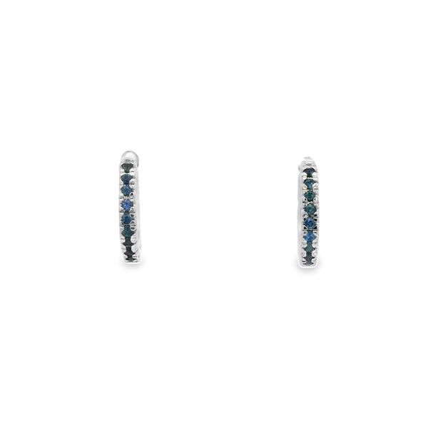 Sapphire Small Hoops