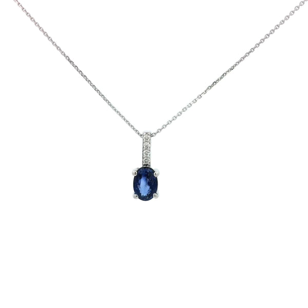 Sapphire and Diamond Pendant