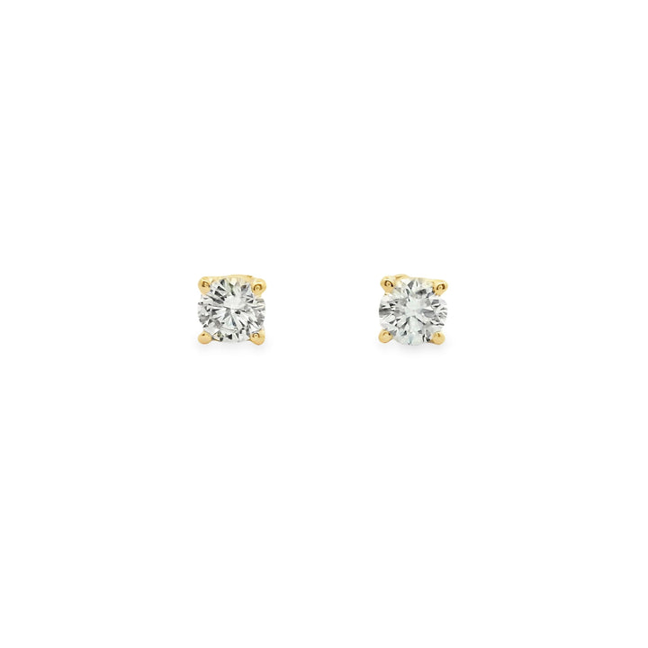 Individual Diamond Studs | Gold Earrings | Marquisse Jewelry