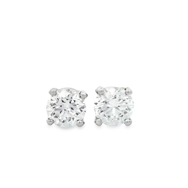 Solitaire Diamond Studs | Gold Earrings | Marquisse Jewelry