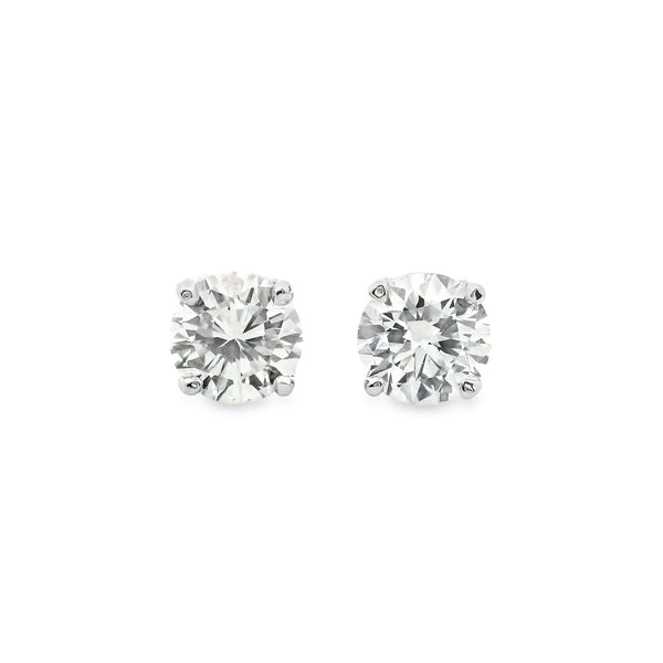 Solitaire Diamond Studs | Gold Earrings | Marquisse Jewelry