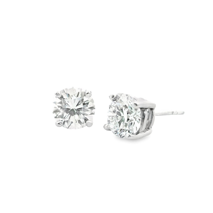 Solitaire Diamond Studs | Gold Earrings | Marquisse Jewelry