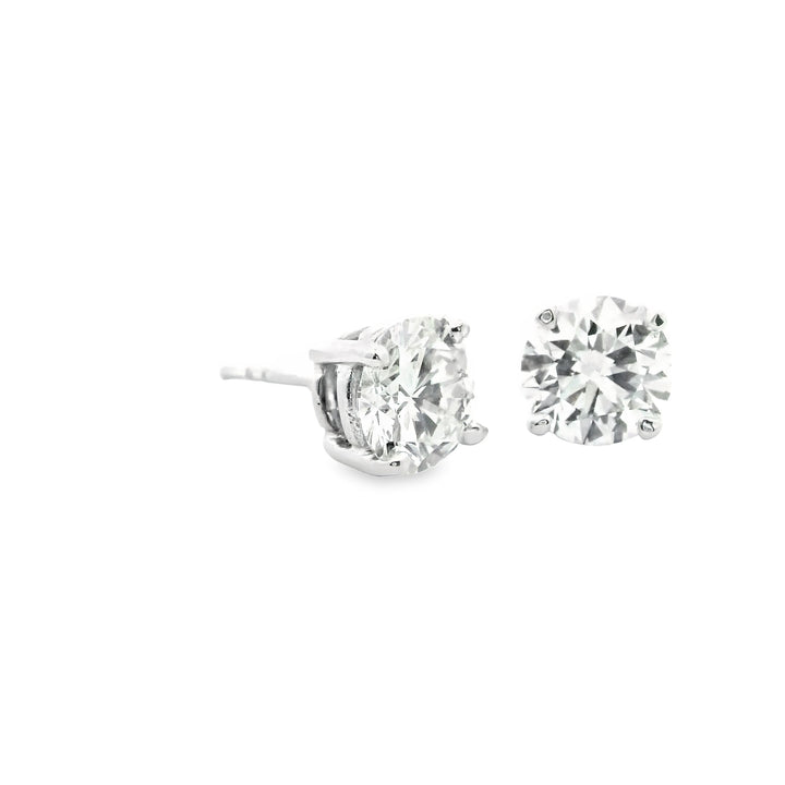 Solitaire Diamond Studs | Gold Earrings | Marquisse Jewelry