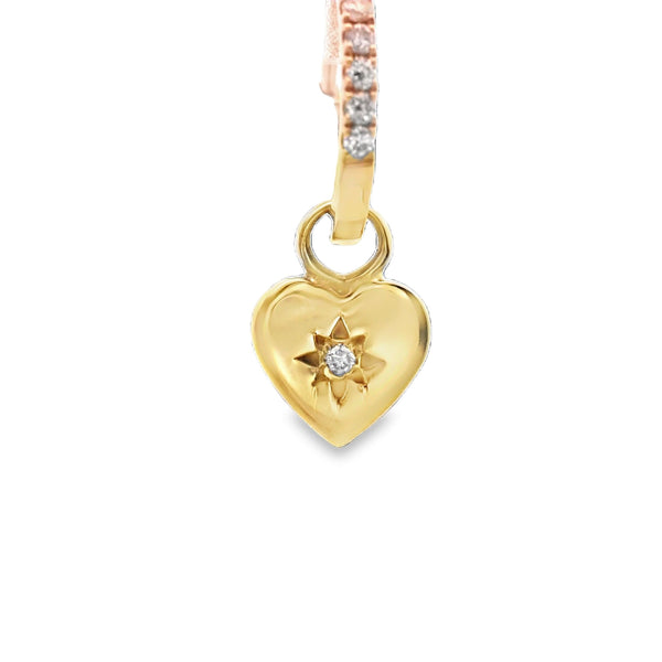 Charm para Candonga de Corazón con Diamante