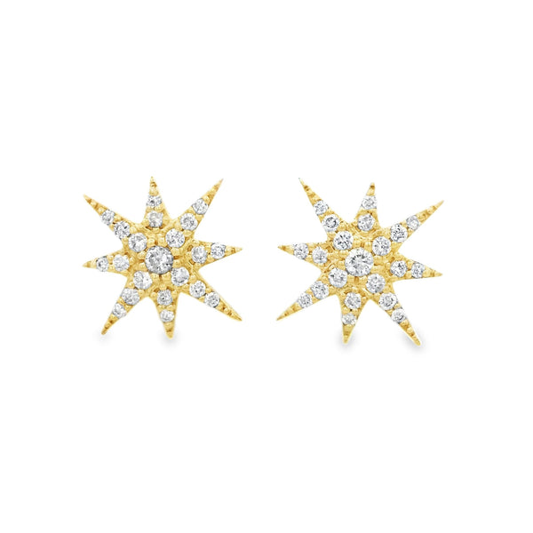 Star Diamond Large Earrings