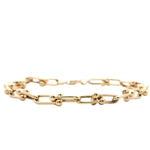 Pulsera Tiffany Paperclip Oro Amarillo
