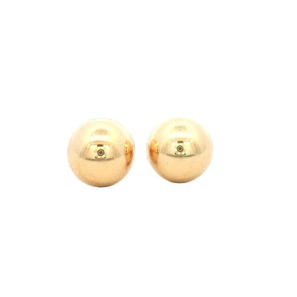 Aretes Circulares en Oro Amarillo