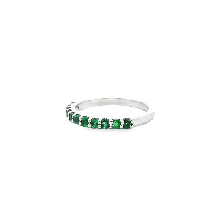 Emerald pave ring | Gold Rings | Marquisse Jewelry