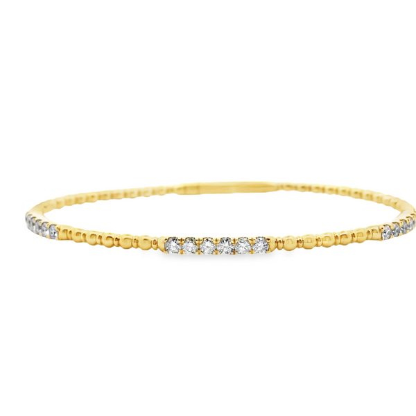 Bezel Diamond Bangle