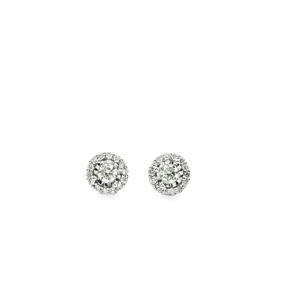 Aretes Ilusión de Diamante 