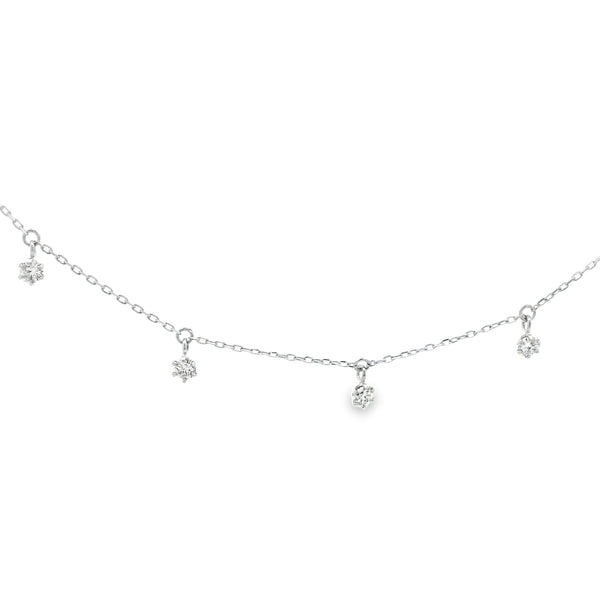 Cadena de Diamantes Colgantes