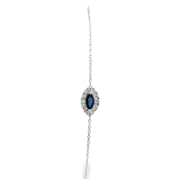 Sapphire Eye Bracelet