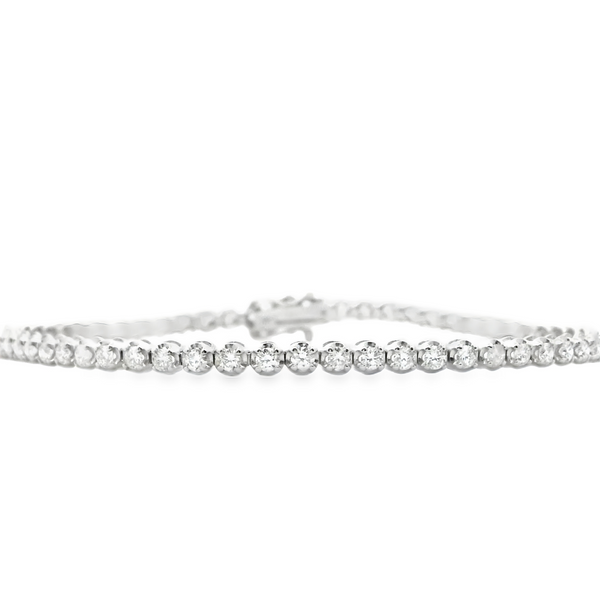 Diamond 2ct Cupcake Setting Bracelet