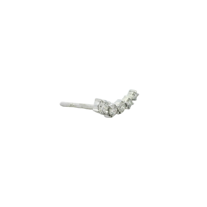Earclimber Diamonds Left 5 stone | 18Kt Gold Earrings | Marquisse Jewelry