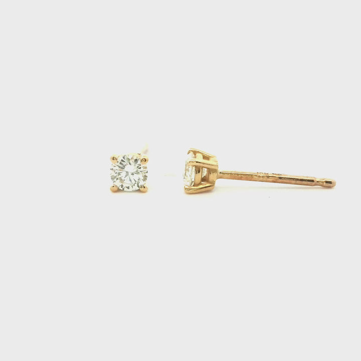 Individual Diamond Studs | Gold Earrings | Marquisse Jewelry