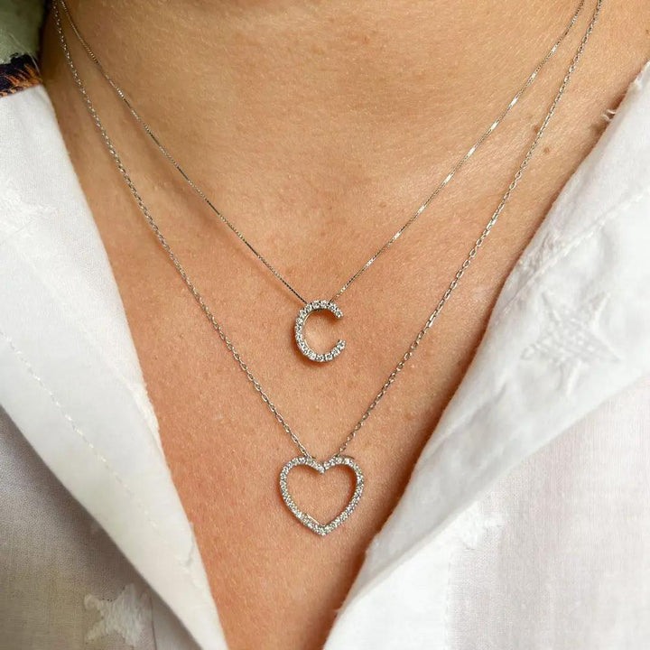 Heart pendant necklace | 18kt Gold Necklaces | Marquisse Jewelry